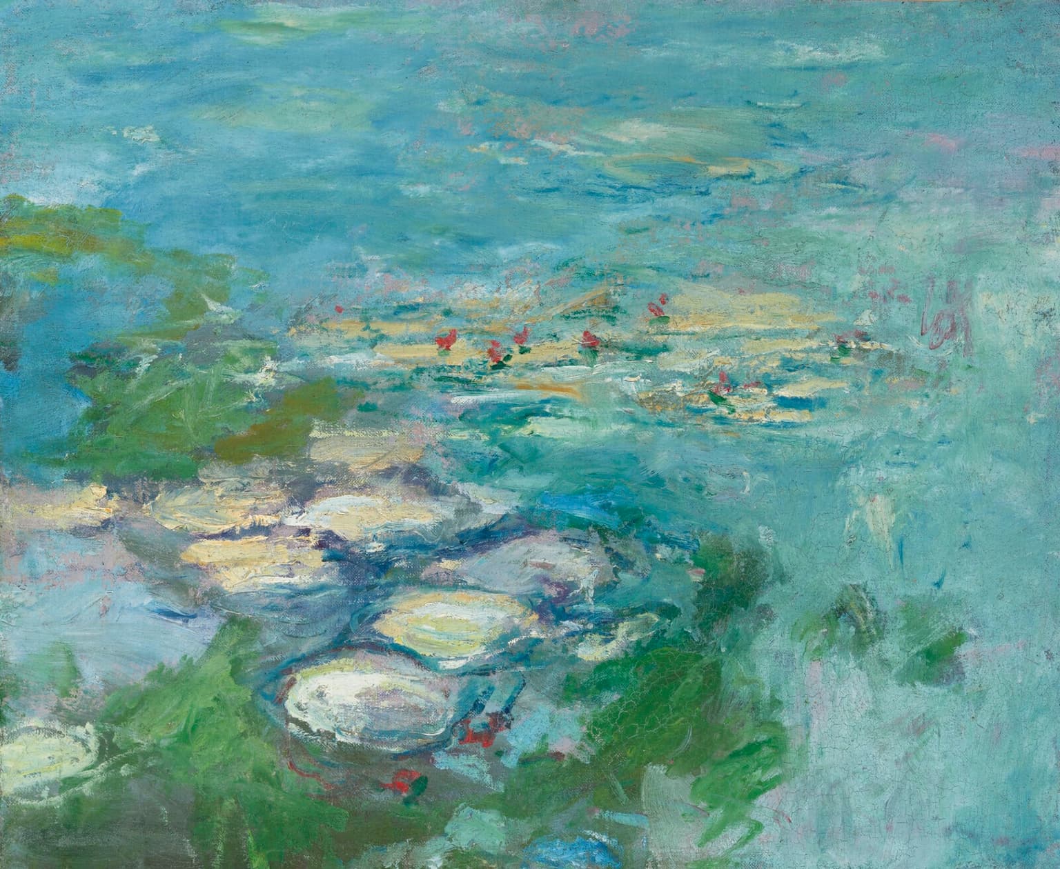 Nymphéas en fleur by Claude Monet